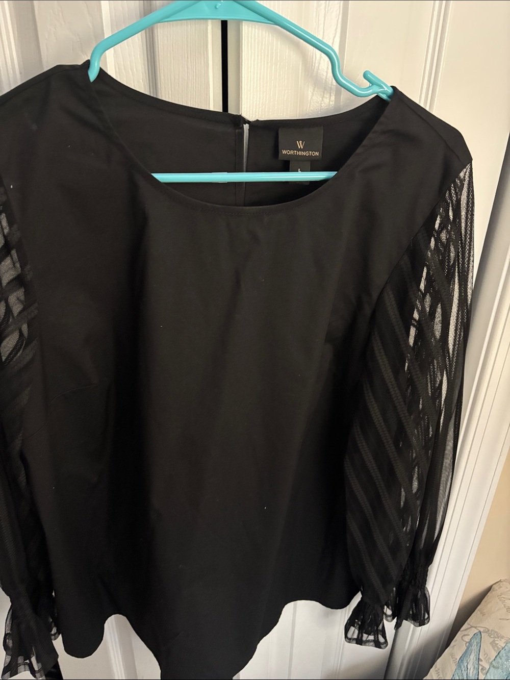 Worthington Black Crew Neck Dress